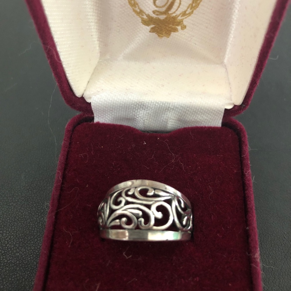 Silver wave ring - Picture 2 of 2
